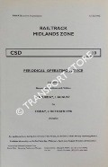 Book cover of Periodical Operating Notice containing General Instructions and Notices, 1 August to 2 October 1998 by Railtrack Midlands